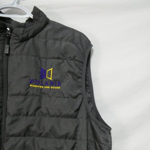 VISTA | 2XL | Charcoal Grey Puffer Vest | Polaris Windows and Doors Print Design - Picture 5 of 14